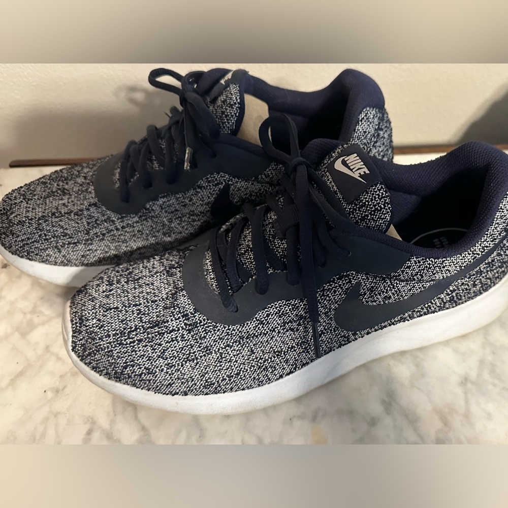 Nike Blue and White Sneakers W 9.5